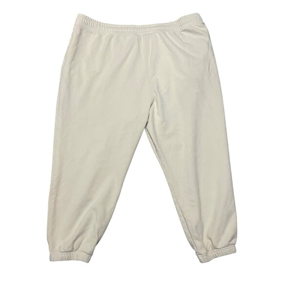 Jordan Flight  Loose Fit 3X Beige Sweatpants With Elastic Waist & Drawstring 100 - Picture 5 of 5
